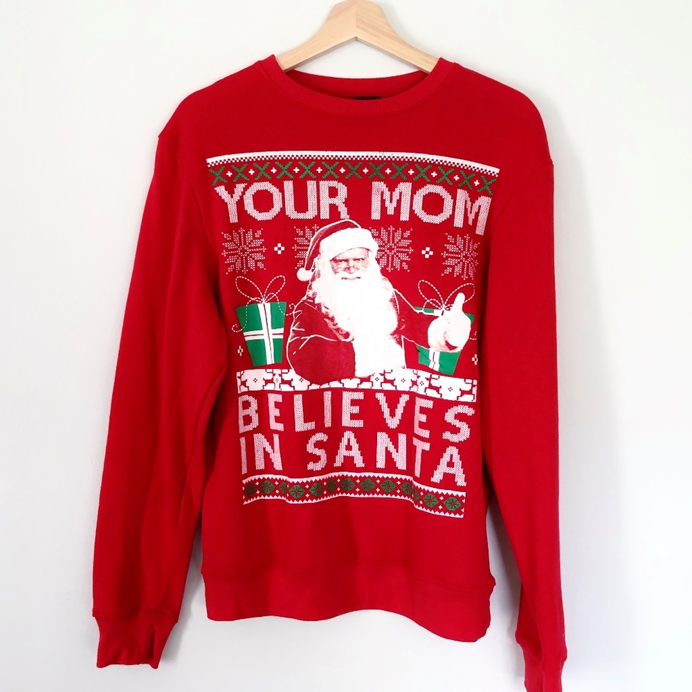 Funny Ugly Christmas Sweater Your Mom Fifth Sun